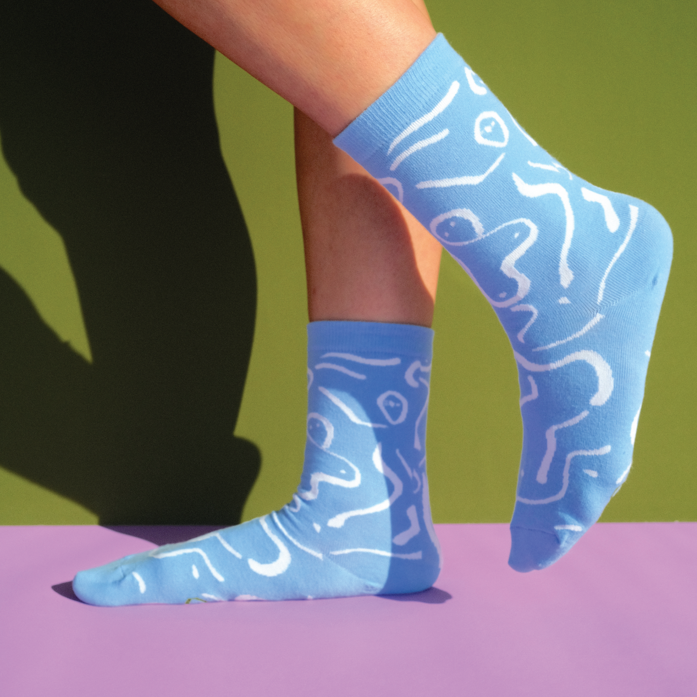 BOO Socks - Sky