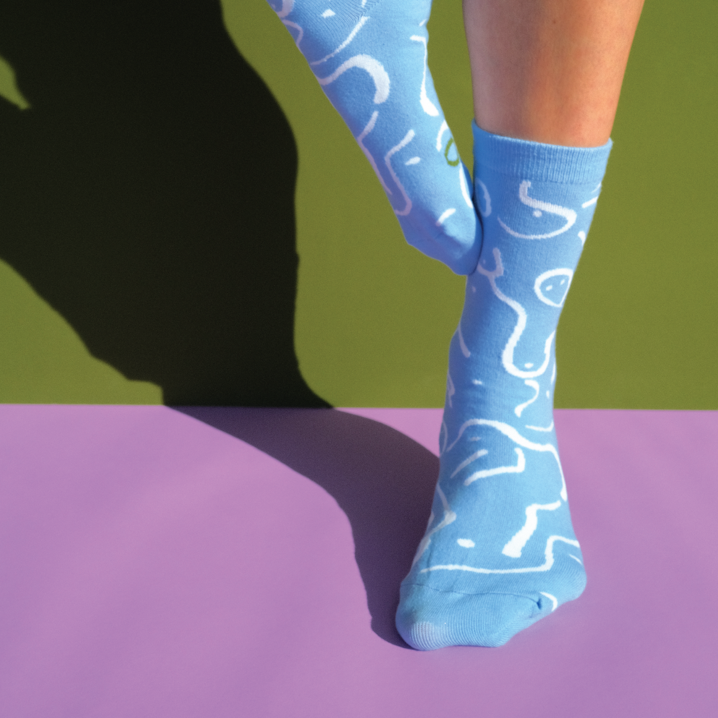 BOO Socks - Sky