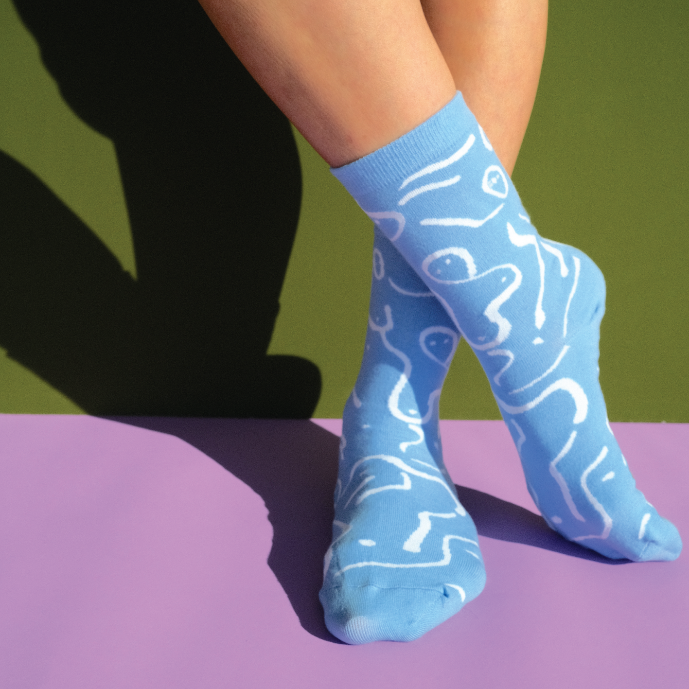 BOO Socks - Sky