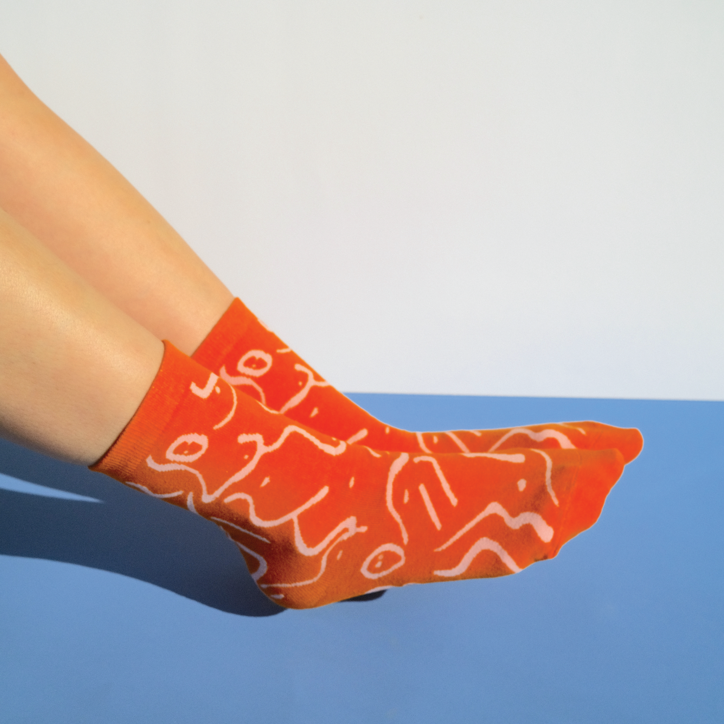 BOO Socks - Papaya